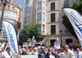 Médicos en Palma exigen la dimisión de la ministra de Sanidad: «Mónica, dimite; el colectivo no te admite»