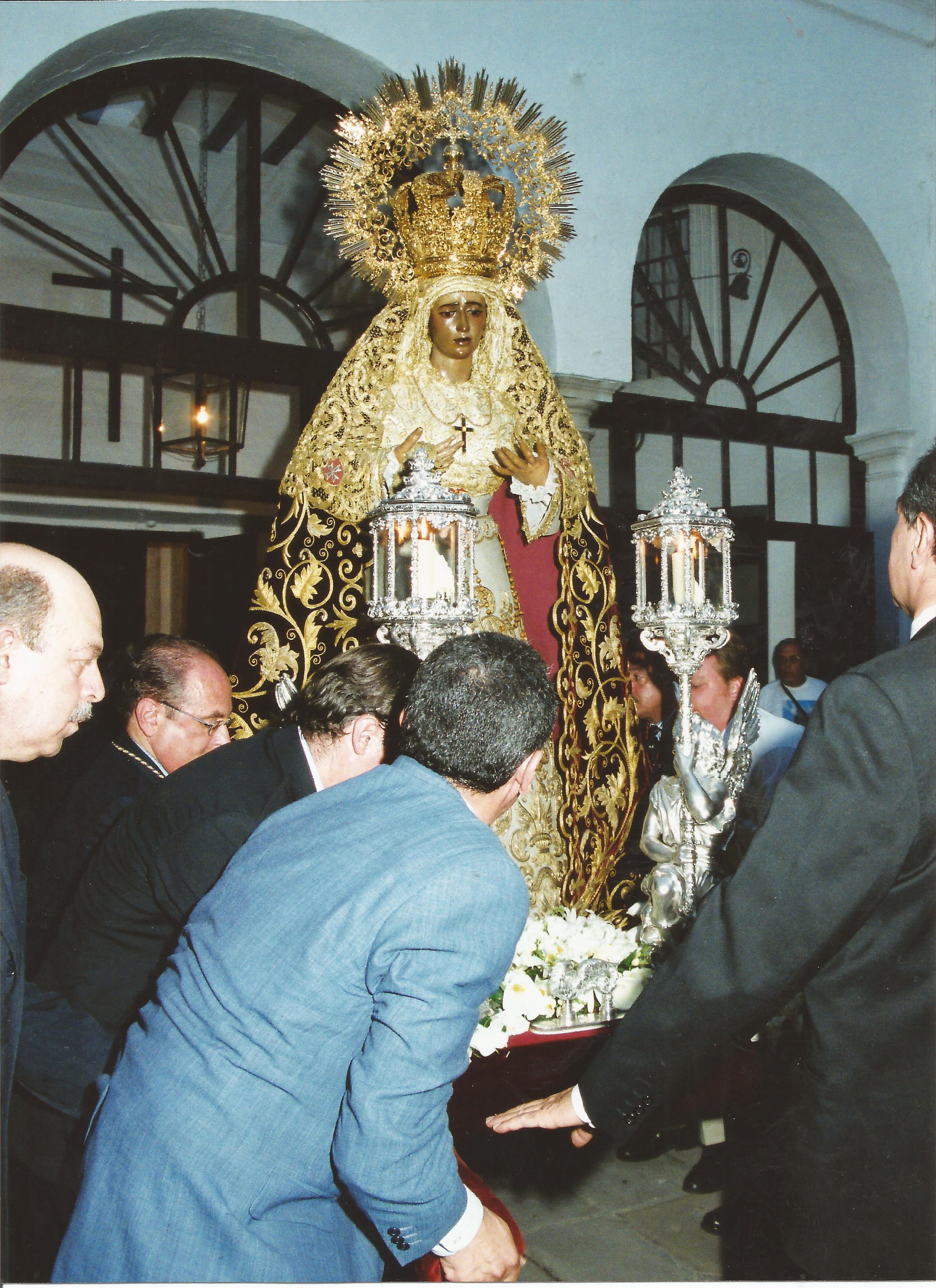 La Amargura en el convento de las Hermanas de la Cruz en 2002