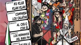 Agrupaciones punteras del Carnaval de Cádiz 2025 se meten en el ascensor de la chirigota de Écija para ayudar a Valencia