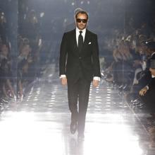 El diseñador Tom Ford en uno de los últimso desfiles celebrados presencialmente en 2020